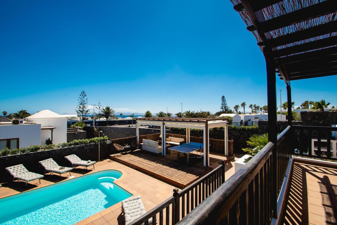 Villa Cavendish With Sea Views And Heatable Pool Close To Flamingo Beach Playa Blanca  Exteriör bild