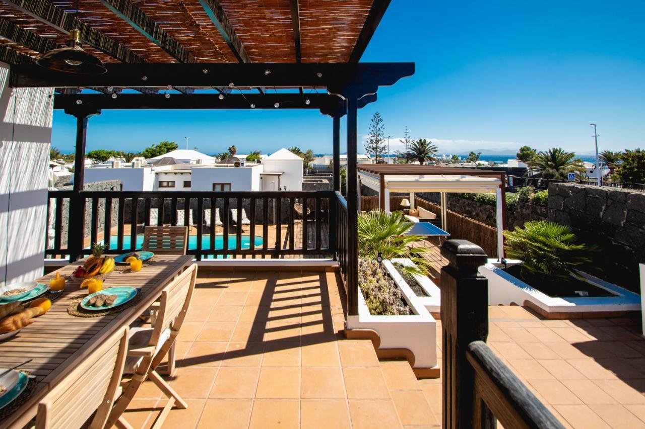 Villa Cavendish With Sea Views And Heatable Pool Close To Flamingo Beach Playa Blanca  Exteriör bild