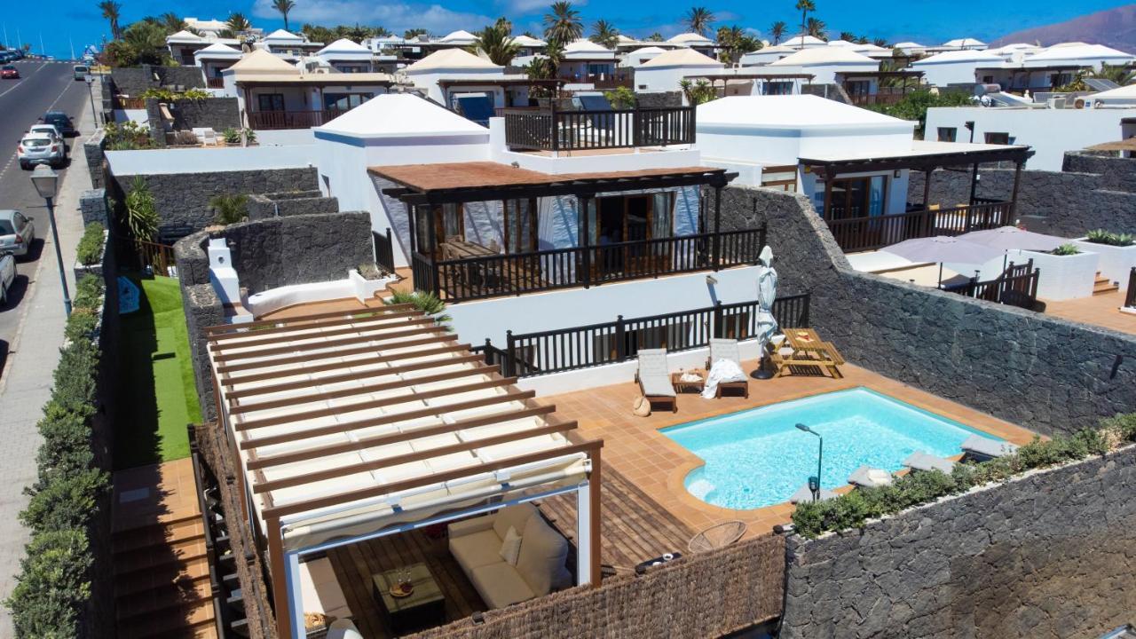 Villa Cavendish With Sea Views And Heatable Pool Close To Flamingo Beach Playa Blanca  Exteriör bild